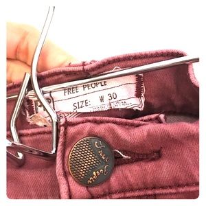Rare Maroon Jeans from Free People.